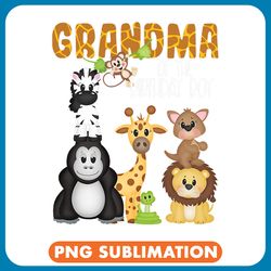 grandma of the birthday boy zoo theme birthday safari animal 21 png