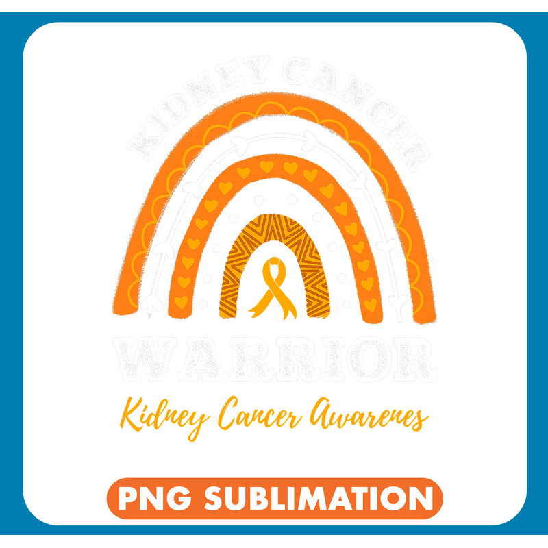 Kidney Disease Rainbow Warrior Kidney Cancer Awareness 2 .jpg