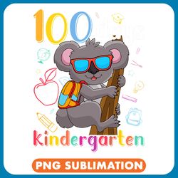 koalas 100 days of kindergarten koala 100th day school kindergarten png