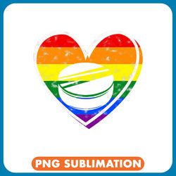 lgbt pride distressed hockey heart lgbtq rainbow flag gay pride png