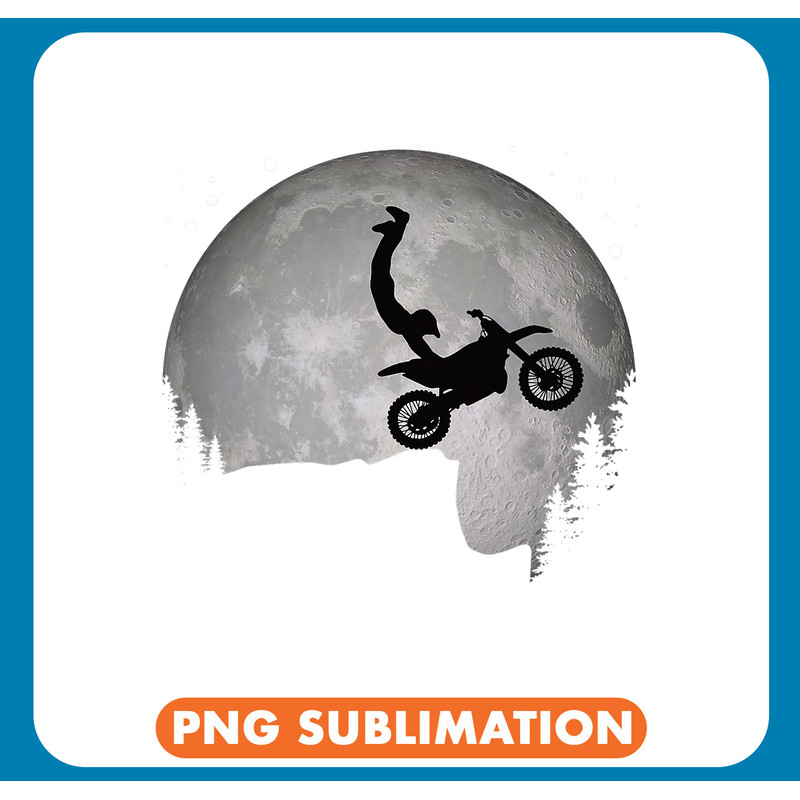 Motocross Biker Cool Motocross Racing Dirt Bike Cliff Jump the Moon Sunset .jpg