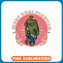 muay thai frog martial arts thailand fighter png