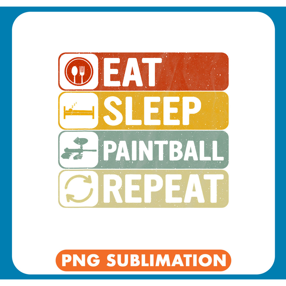 Paintball Paint Eat Sleep Paintball Repeat Retro 60s 70s Paintball Lover .jpg
