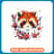 Pandas Cute Red Panda Flowers Graphic Design Animal Lover Print 1 .jpg