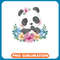 Pandas Floral Flowers Panda Bear Shrub Spirit Animal Giant Roll Art .jpg