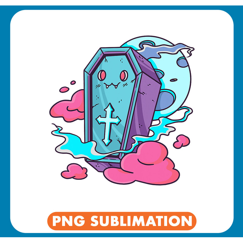 Pastel Goth Aesthetic Pastel Coffin Creepy Moon Gothic .jpg