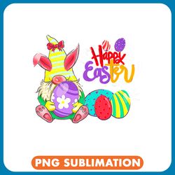 rabbits bunny gnome rabbit eggs hunting happy easter day funny 663 png