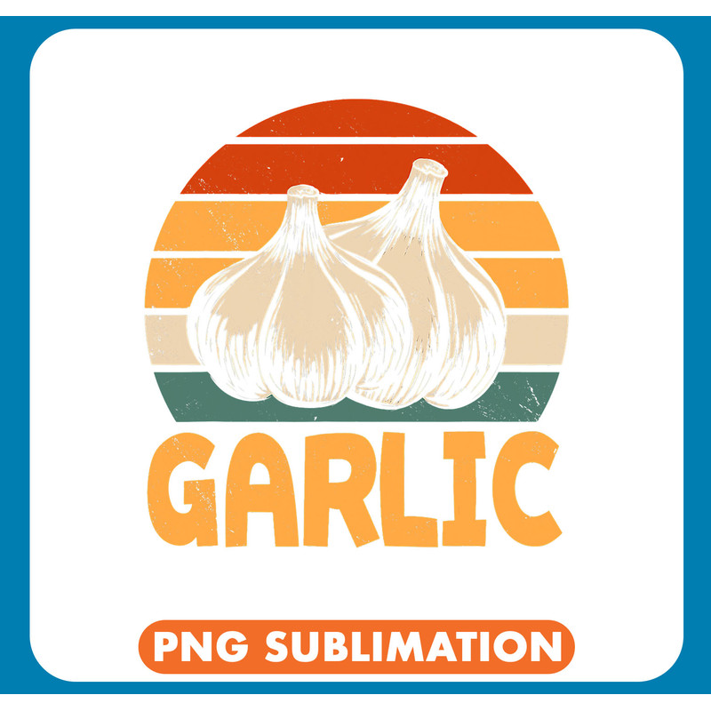 Retro Garlic Bulb Design Love Spices .jpg