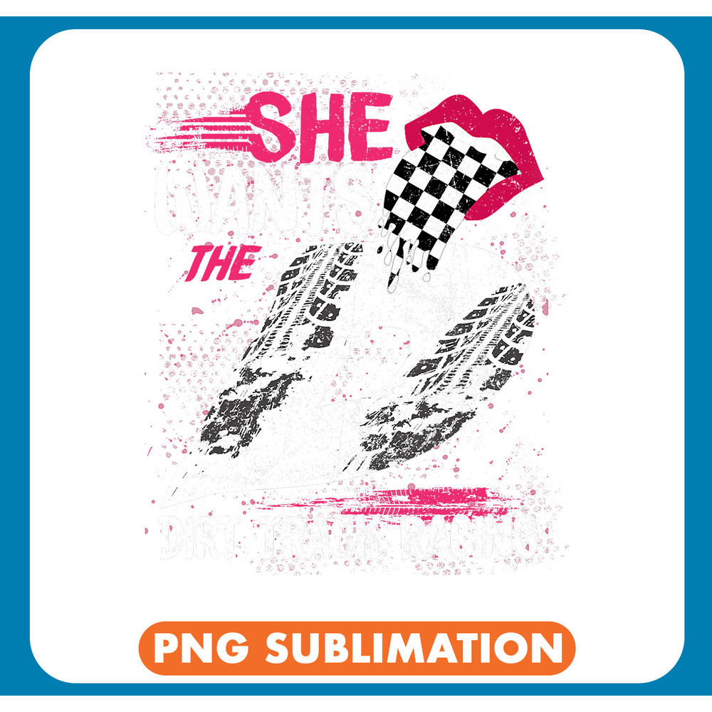She Wants The D Dirt Track Racing Girl Auto Racing Motocross .jpg