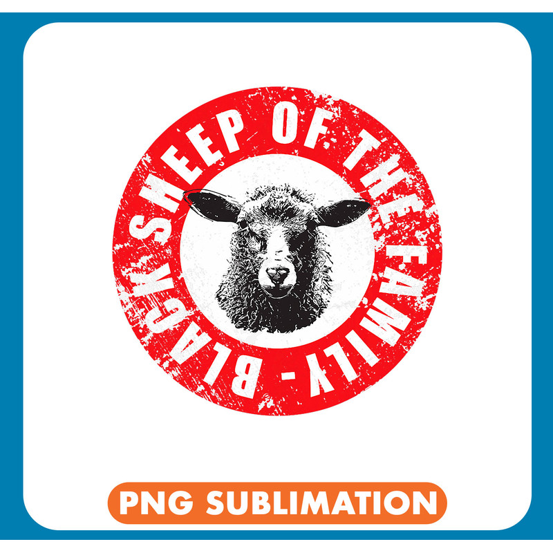 Sheep Lover Black Sheep of the Family Graphic Tee for Men and Women .jpg