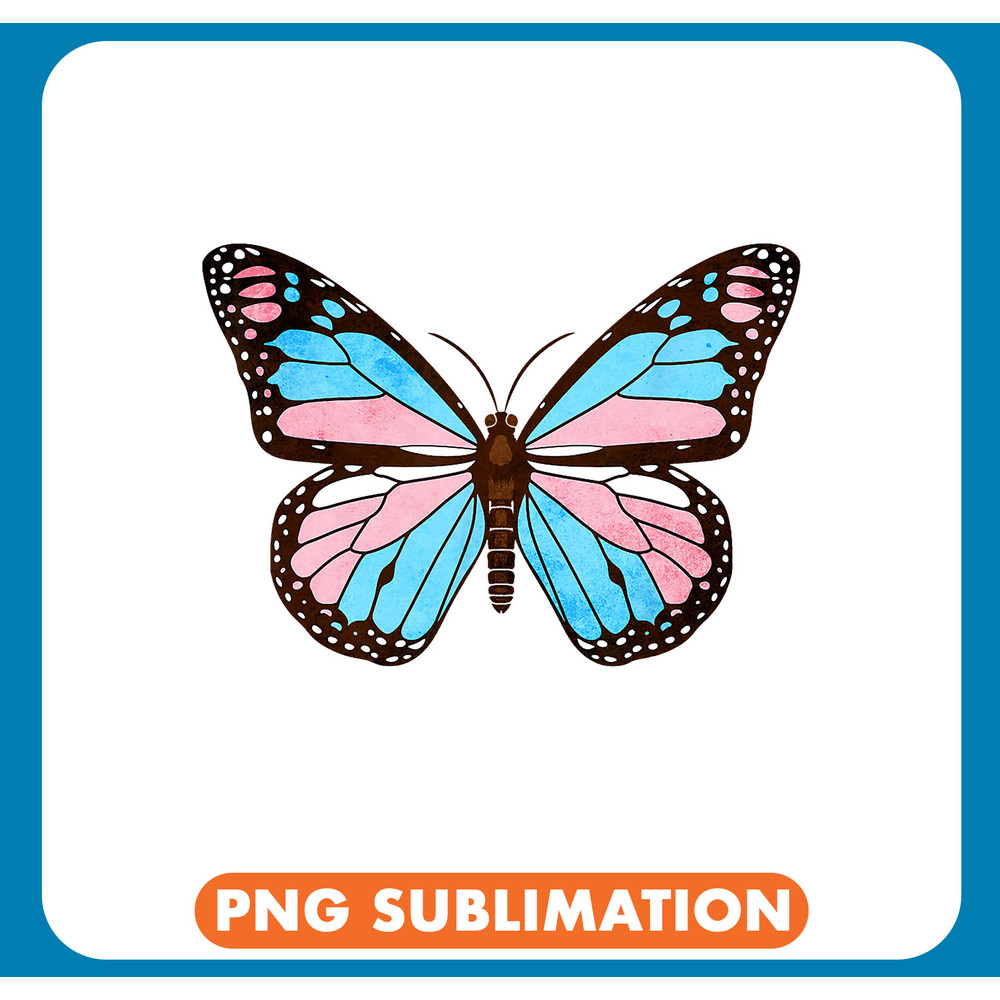 Subtle Transgender Pride Flag Monarch Butterfly Trans .jpg