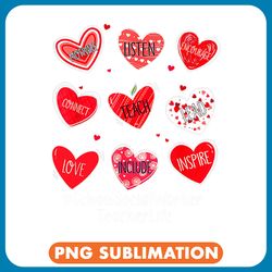 teacher job school social worker teacher hearts valentine valentines day png