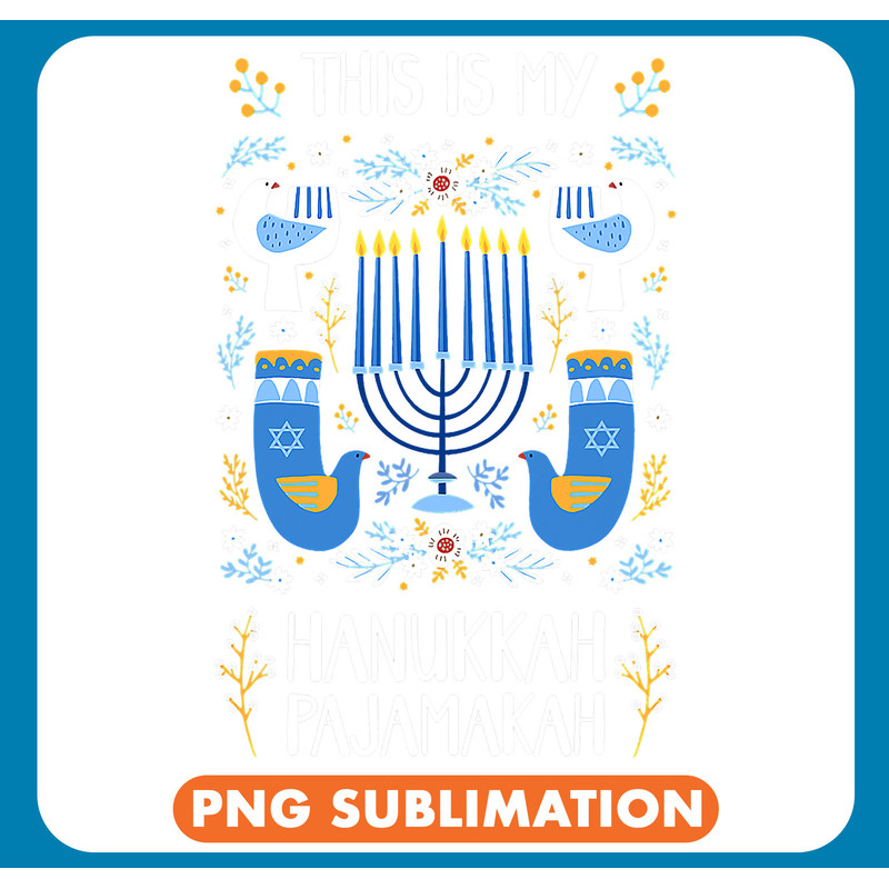 This is My Hanukkah Pajamakah Funny Chanukah Jewish Pajama .jpg