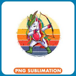 unicorns archer dabbing unicorn archery bow arrow cute png