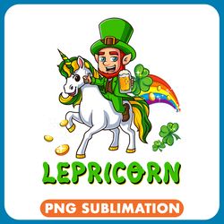 unicorns leprechaun riding unicorn lepricorn irish st patricks day png