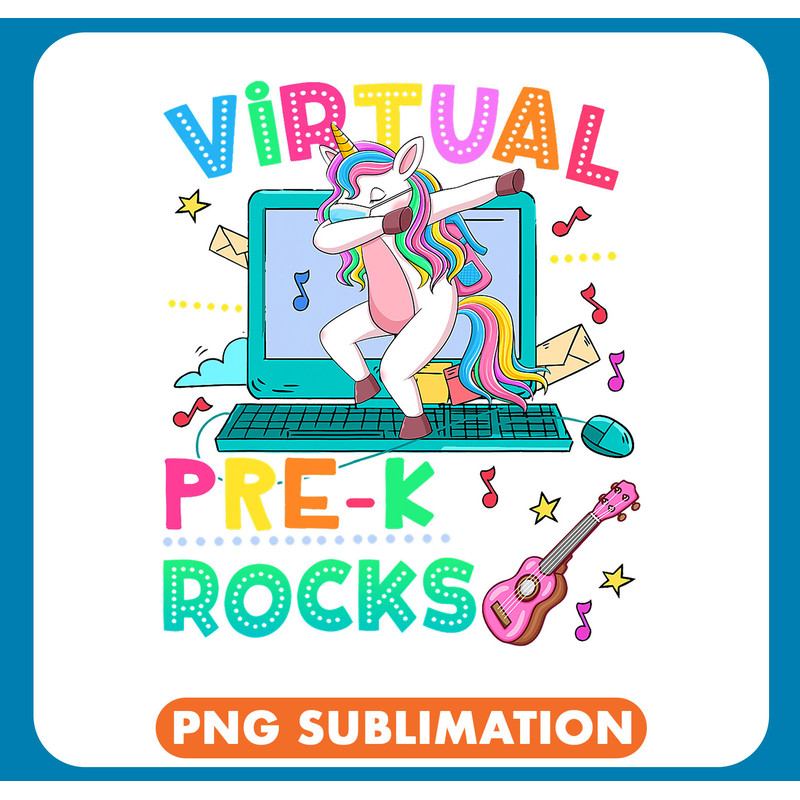 Unicorns Virtual Prek Rocks Dabbing Unicorn Mask Back To School .jpg