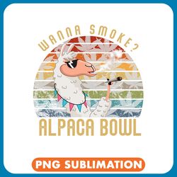 wanna smoke alpaca bowl funny llama smoking cannabis weed 21 png