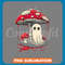Cottagecore Halloween Shirt Ghost Mushroom Spooky Png 0