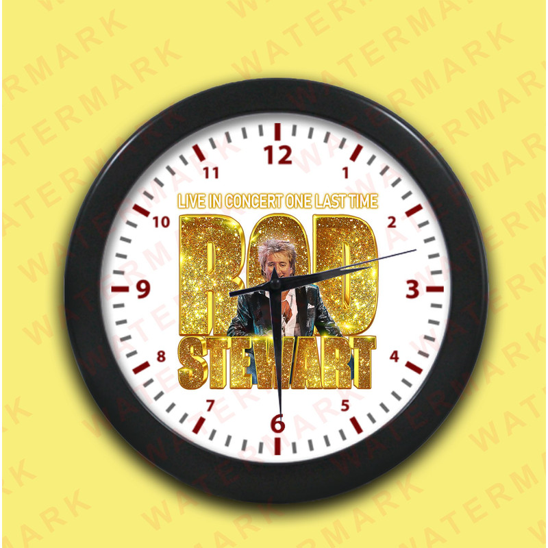 ROD STEWARD LIVE IN CONCERT ONE LAST TIME 2025 Wall Clocks 0