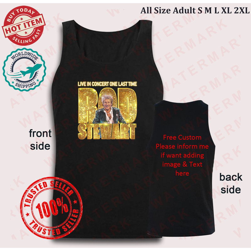 ROD STEWARD LIVE IN CONCERT ONE LAST TIME 2025 Tank Top 0