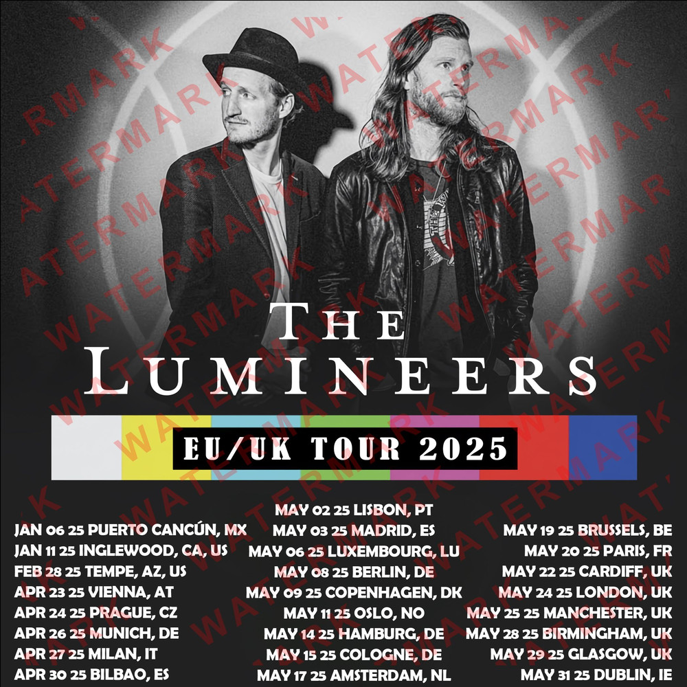 THE LUMINEERS EUUK TOUR 2025 TShirt Concert Album Adult S5XL Youth Babies Toddler 1