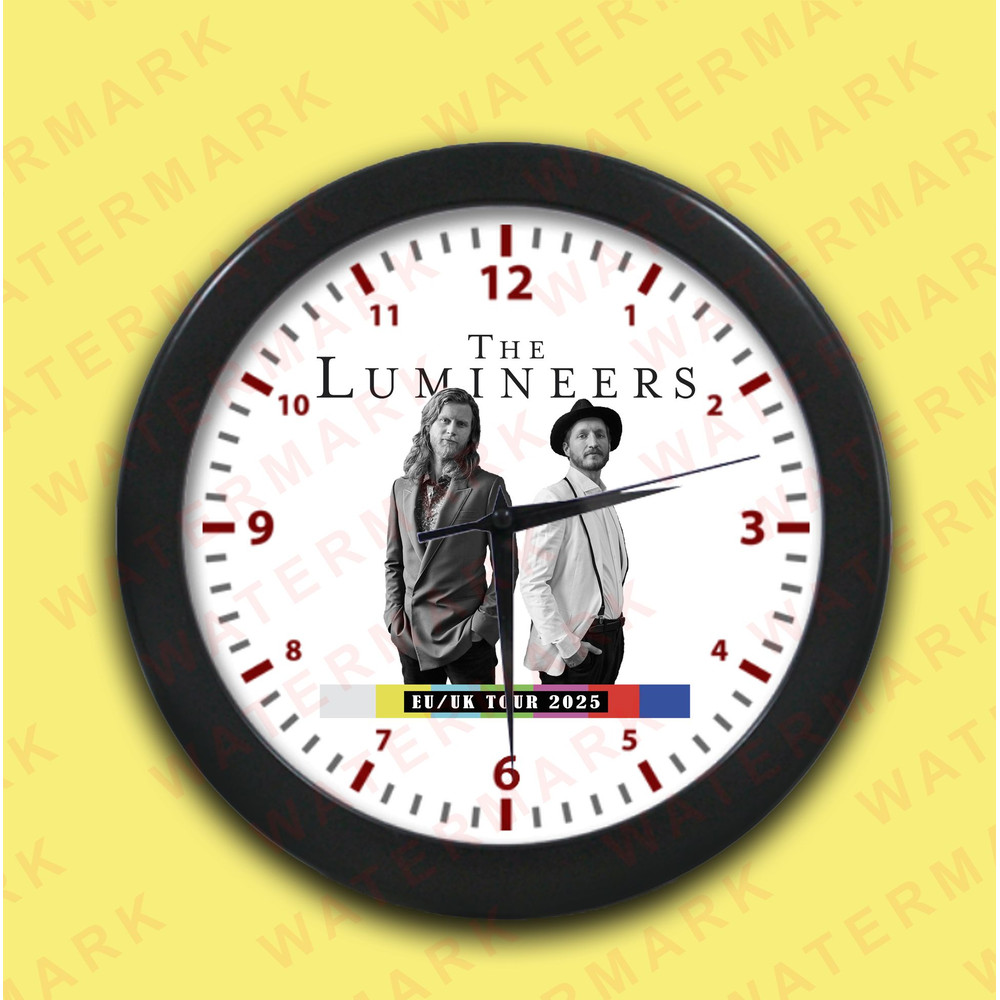 THE LUMINEERS EUUK TOUR 2025 Wall Clocks 0