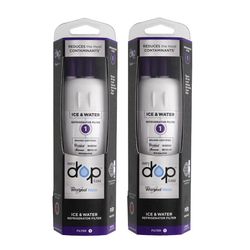 Everydrop by Whirlpool Ice and Water Refrigerator Filter 1, EDR1RXD1 2 Pack