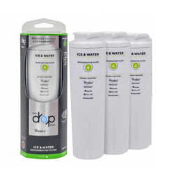 3 Pack Everydrop by Whirlpool Ice and Water Refrigerator Filter 4, EDR4RXD1