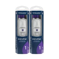 Everydrop EDR1RXD1 Refrigerator Filter 1 Replace W10295370A Filter - 2pack