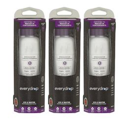 Everydrop FILTER 1, EDR1RXD1, Refrigerator Water Filter, W10295370A compatible (Pack of 3)