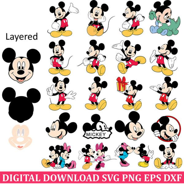 Mickey Spring Svg Mickey Mouse SVG, Mickey Head SVG, Mickey Mouse Logo, Mickey - Inspire ...