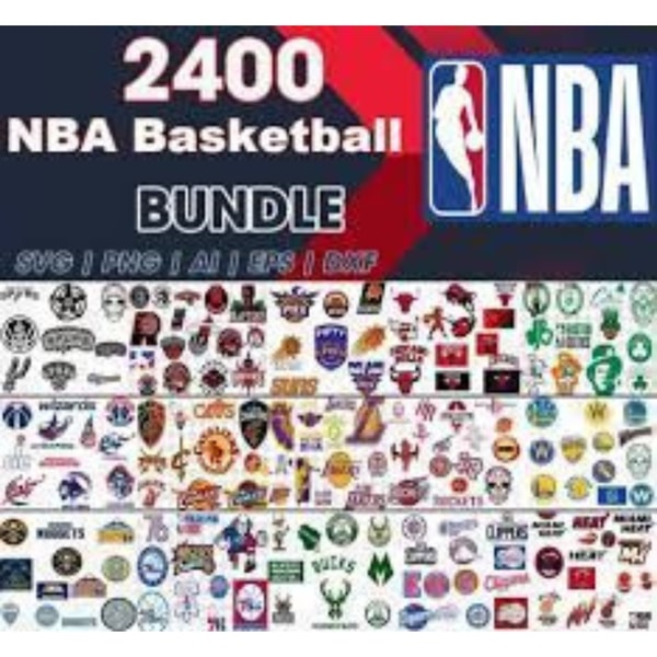 Nba Vector File NBA Logo 100 Files Bundle, NBA Svg, NBA Teams Svg, Nba Png, | Inspire ...