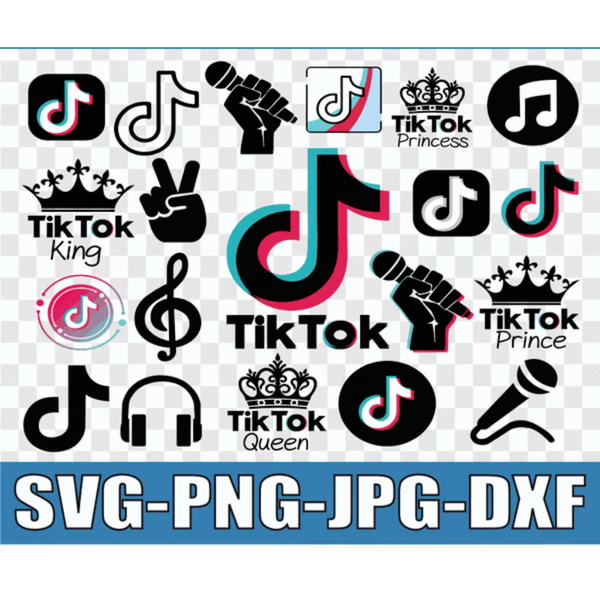 Tik Tok SVG, Tik Tok SVG Bundle, Tiktok Logo, Tiktok Symbol, - Inspire ...