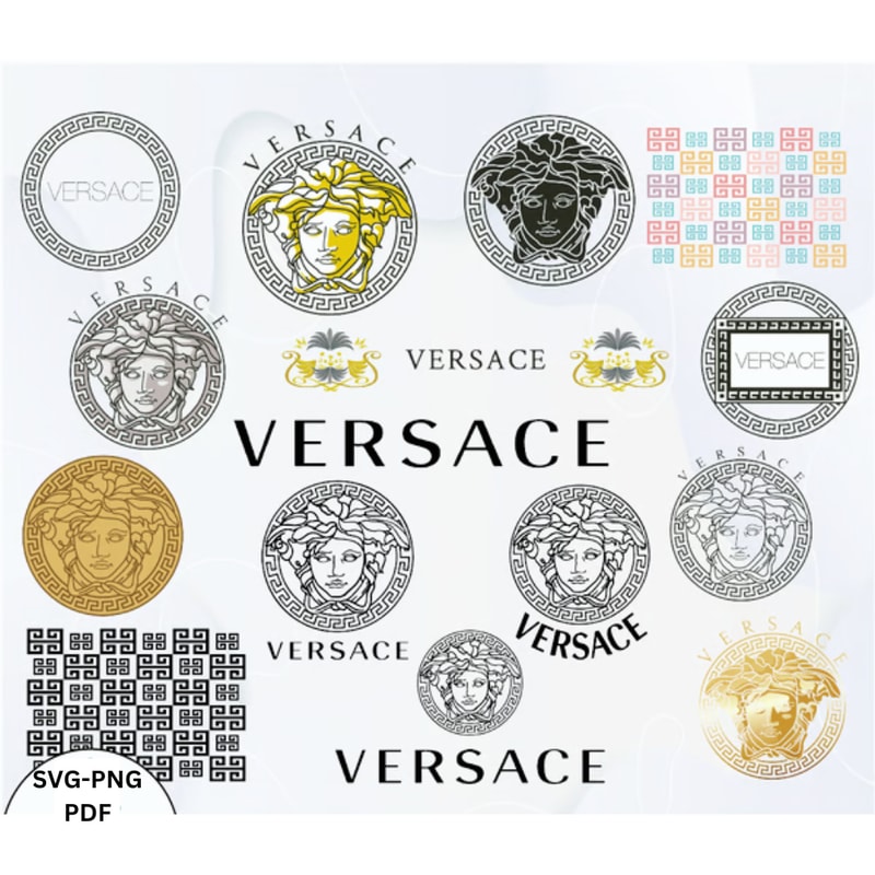 Versace Svg, Versace Logo Svg, Versace Clipart, Versace Bund | Inspire ...