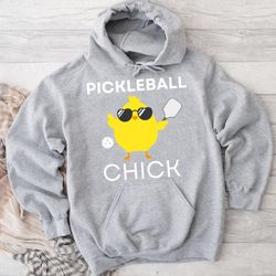 Pickleball Chick Funny Pickle Ball Gift for Women Hoodie, hoodies for women, hoodies for men