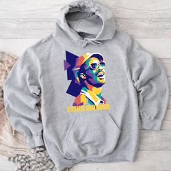 Stevie Wonder Popart Hoodie, hoodies for women, hoodies for men