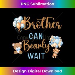 Brother Can Bearly Wait gender neutral baby shower Matching - Bespoke Sublimation Digital File - Tailor-Made for Sublimation Craftsmanship