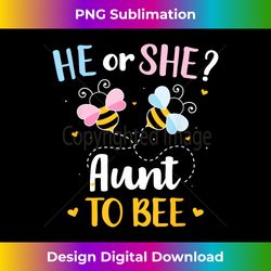 Gender reveal he or she aunt matching family baby party - Artisanal Sublimation PNG File - Pioneer New Aesthetic Frontiers