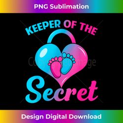Secret Reveal Baby Shower Party Cute Keeper of the Secret - Crafted Sublimation Digital Download - Crafted for Sublimation Excellence