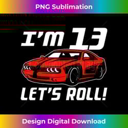 funny 13th birthday gift race car driver boys 13 years old - vibrant sublimation digital download - rapidly innovate your artistic vision