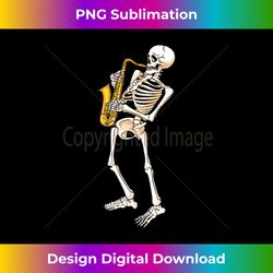 Funny Skeleton Saxophone Gift  Cute Halloween Costume Kids - Bohemian Sublimation Digital Download - Crafted for Sublimation Excellence