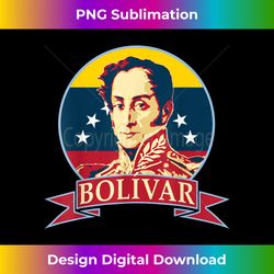 Simon Bolivar Venezuela Propaganda Art - Sublimation-Optimized PNG File - Crafted for Sublimation Excellence