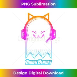 Tower Heroes Spectre Synthwave - Innovative PNG Sublimation Design - Animate Your Creative Concepts