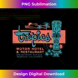 tropics motor hotel style tiki bar 50s style - edgy sublimation digital file - channel your creative rebel