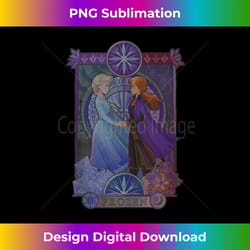 disney frozen 2 elsa anna split geometric - classic sublimation png file - craft with boldness and assurance