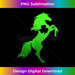 St. Patrick's Day Shamrock Horse Irish Green Saint Paddy's - Contemporary PNG Sublimation Design - Immerse in Creativity with Every Design