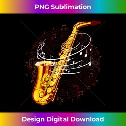 Cool Saxophone Jazz Music Notes Musician Sax - Timeless PNG Sublimation Download - Enhance Your Art with a Dash of Spice
