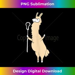 Llama Lacrosse Design LAX Dad - Contemporary PNG Sublimation Design - Enhance Your Art with a Dash of Spice