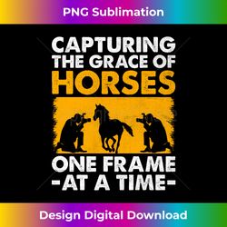 Horse Photography Horseback Riding Horses Hobby Photographer - Futuristic PNG Sublimation File - Striking & Memorable Impressions