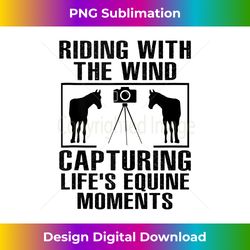 Horse Photography Horseback Riding Horses Hobby Photographer - Classic Sublimation PNG File - Animate Your Creative Concepts